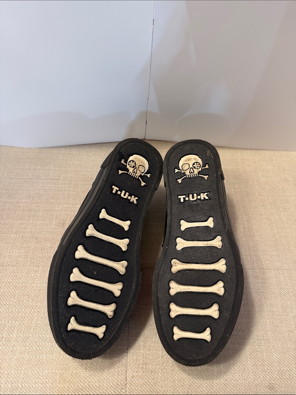 T.U.K Black Suede Platform Creeper Sneakers - Picture 8 of 10